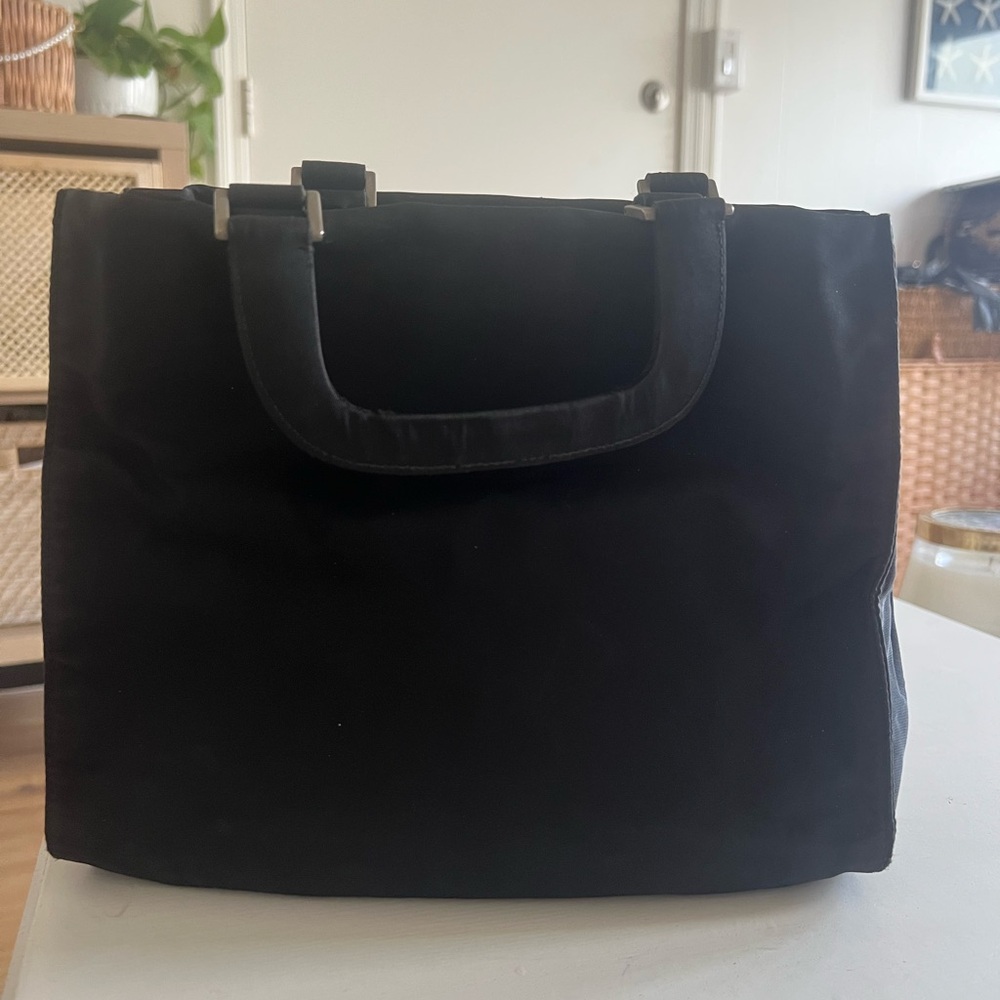 Prada Black Mini Nylon Women's Handbag - Picture 4 of 16